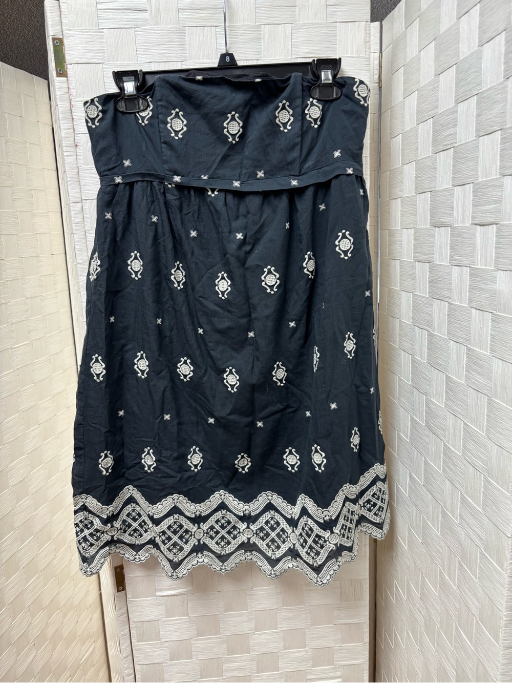 Tibi silk blend strapless dress size 6